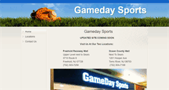 Desktop Screenshot of gamedaysportsstores.com