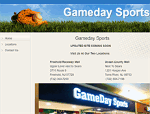 Tablet Screenshot of gamedaysportsstores.com